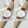 Handwriting Gifts for Groom, Groom Watch, Wedding Watch for Groom - immagine 5