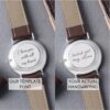 Handwriting Gifts for Groom, Engraved Watch for Men - immagine 3
