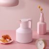 Insulated Geometric Water Pitcher - Large Thermal Jug for Cold or Hot - immagine 2