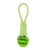 Durable Rubber Ball Chew Toy with Cotton Rope - immagine 5